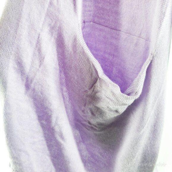 Maison Jules Long Open-Front Jersey Cardigan Lilac Moon XS - Picture 6 of 7